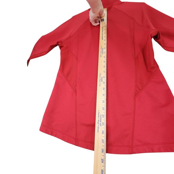 WA State Cougars 1/4 Zip Pullover XL Women Under Armour Red Wicking‎ Breathable - Picture 5 of 14